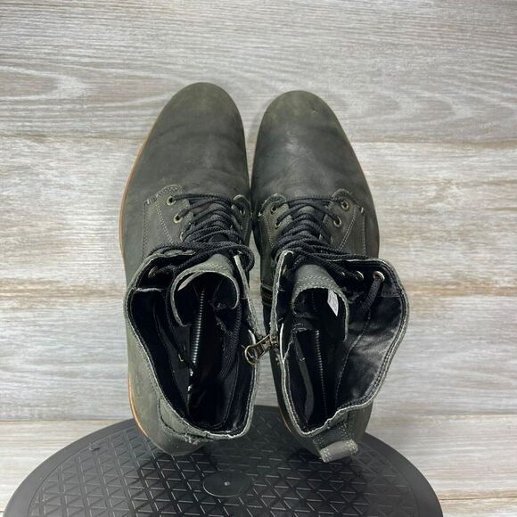Timberland men's district Back Leather Zip Up Ankle Boots Size 12 - Picture 8 of 12